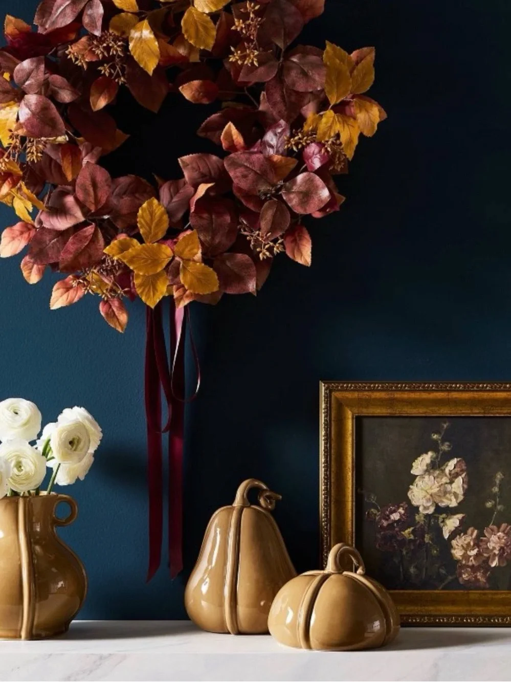 Mixed Fall Leaf Wreath - Threshold™ designed with Studio McGee